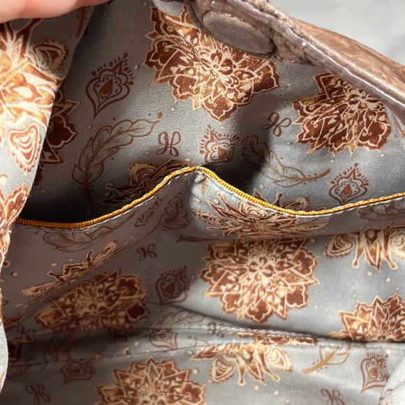 Hobo Pier Convertible Bag Coffee Galaxy Crossbody/Shoulder Boho Leather Slouchy - Picture 14 of 16